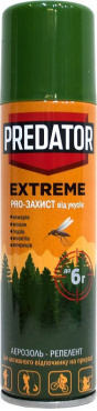 Аерозоль-репелент від комах Predator Extreme 150 мл