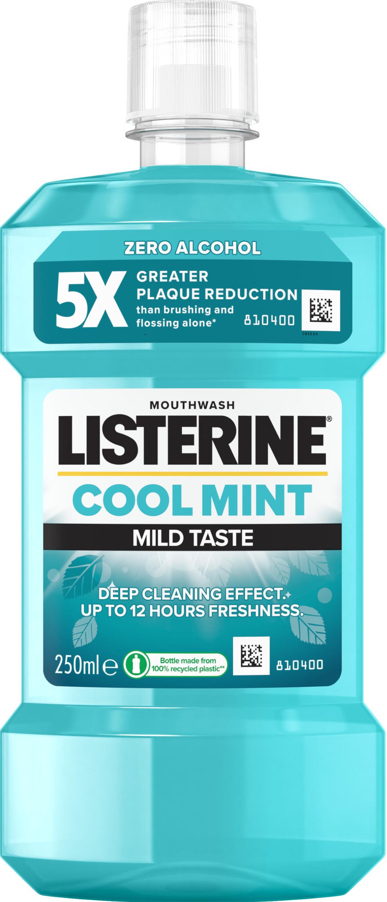 Ополіскувач для ротової порожнини listerine свіжа м’ята м’який смак 250 мл 1