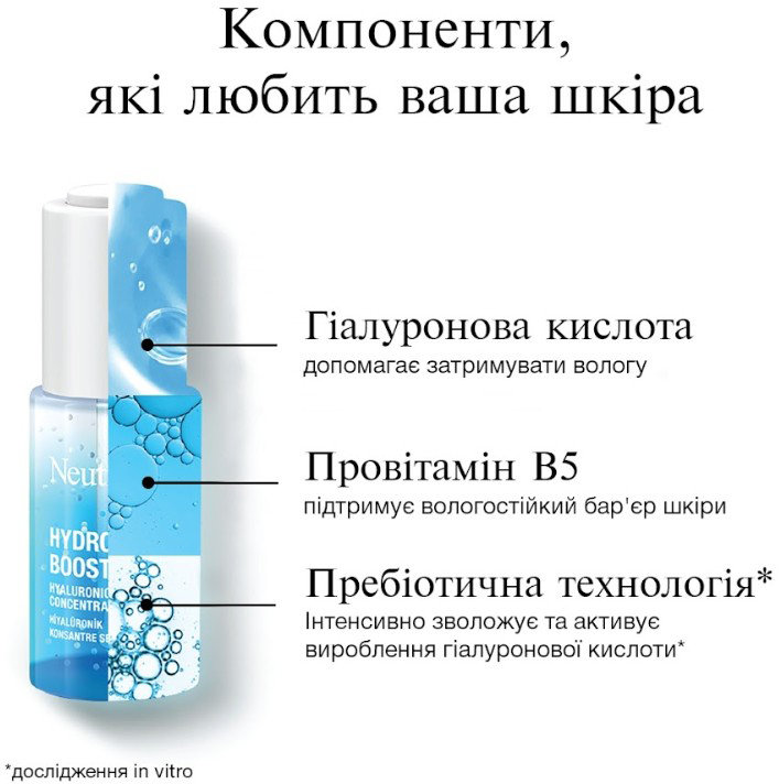 Сироватка для обличчя Neutrogena Hydro Boost з гіалуроновою кислотою 15 мл фото 3