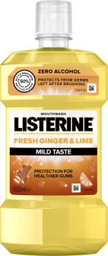 Ополаскиватель для ротовой полости listerine свежесть имбиря и лайма 500 мл