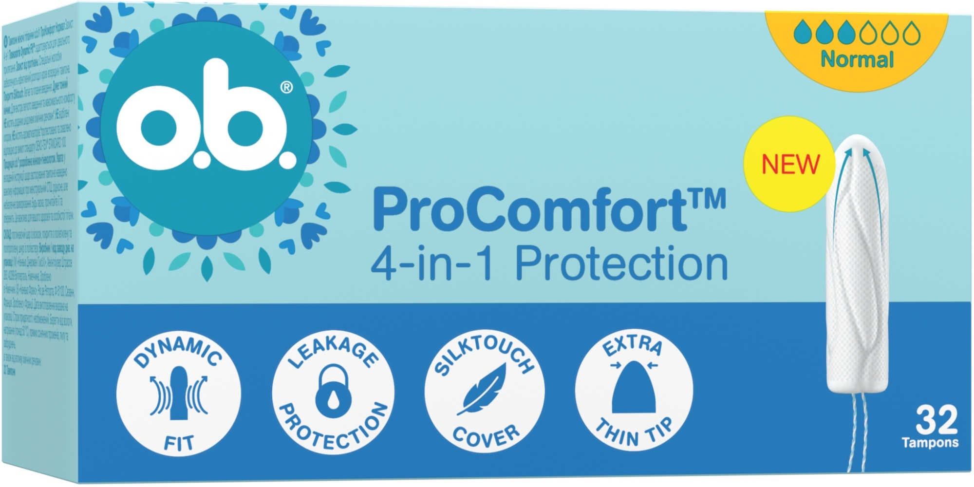 Ob Тампони ProComfort Normal, 32 шт 10
