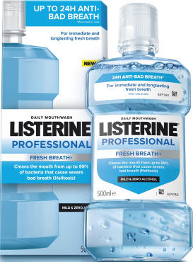 Ополіскувач для ротової порожнини listerine професійний свіжий подих+ 500 мл