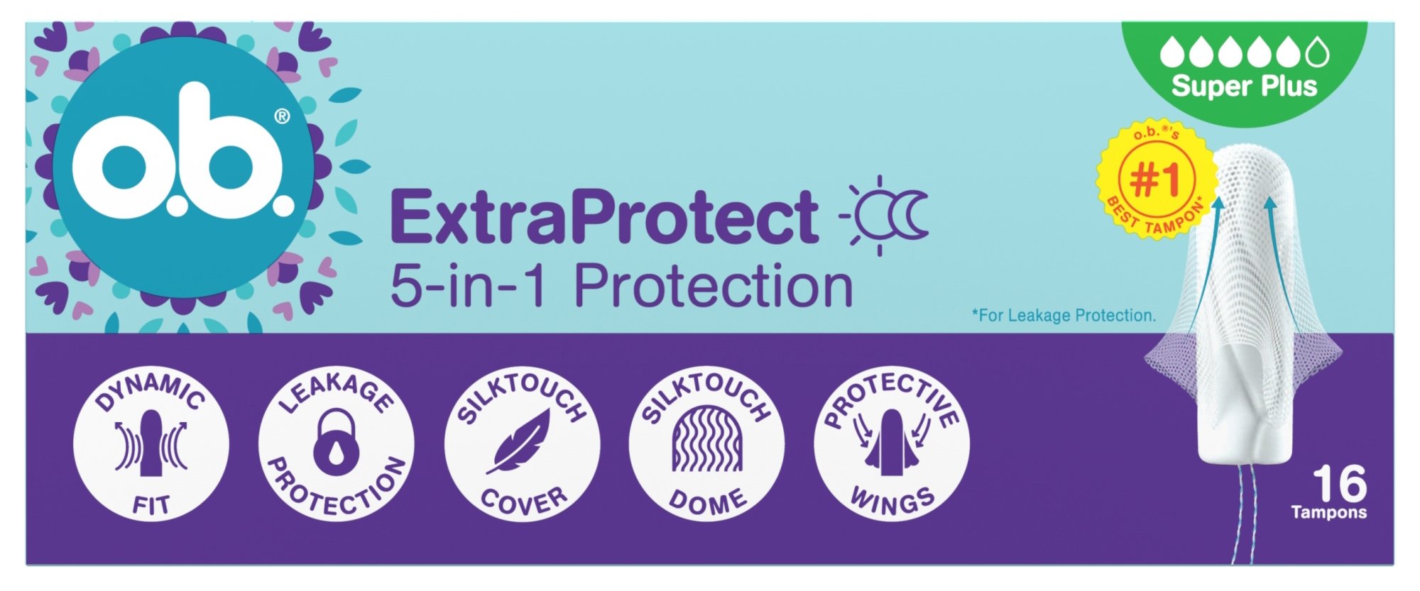 Ob Тампони ExtraProtect Super Plus, 16 шт 5