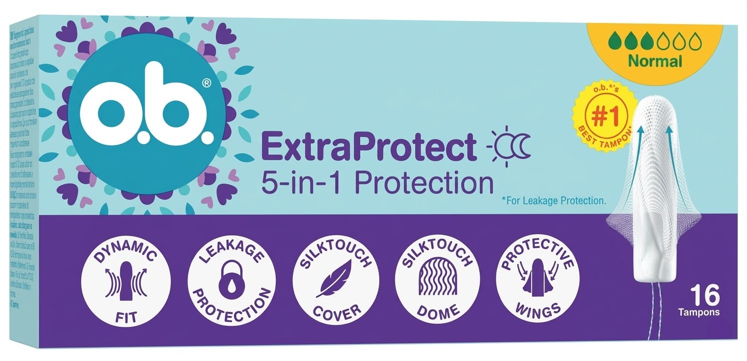 Ob Тампони ExtraProtect Normal, 16 шт 11
