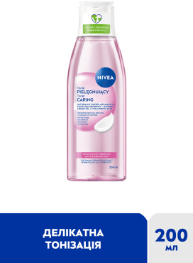 Тонік для обличчя NIVEA Ніжний для сухої та чутливої шкіри з гіалуроновою кислотою та аргановою олією 200 мл фото 2