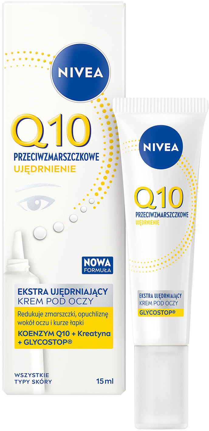 Крем для кожи вокруг глаз NIVEA Q10 Power укрепляющий против морщин с коэнзимом Q10, 15 мл