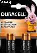 Батарейки DURACELL Basic 77164 AAA алкаліновi 1.5V LR03 на блістері shop 4 шт.