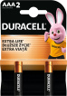 Щелочные батарейки DURACELL Basic AAA в упаковке 2 шт.