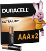 Щелочные батарейки DURACELL Basic AAA в упаковке 2 шт. фото 2
