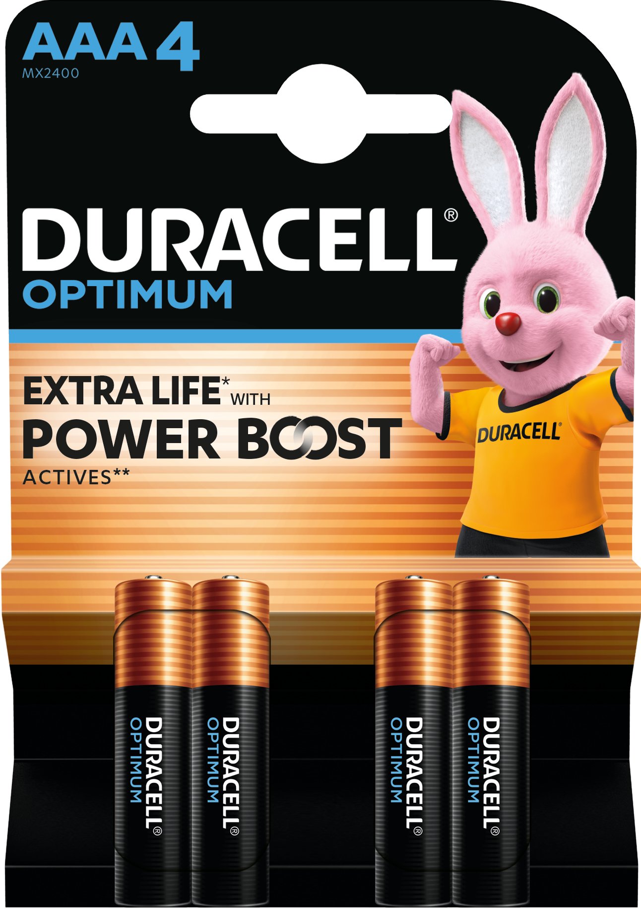 Duracell Батарейки алкаліновi OPTIMUM AAA CEE GEN3, 4 шт 3