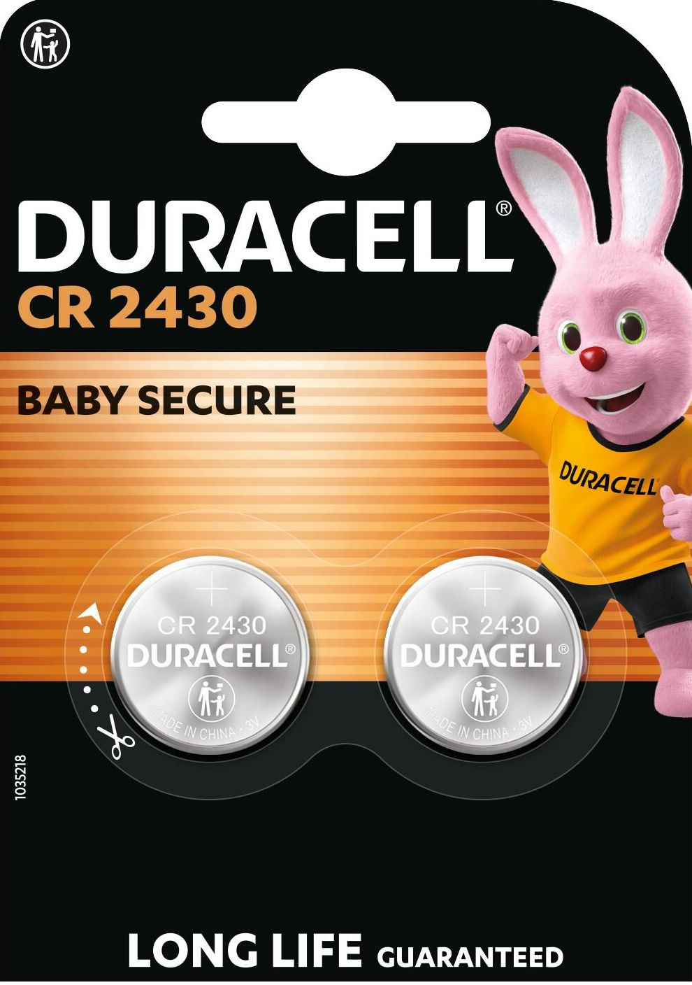 Літієвий елемент живлення Duracell (CR2430 3V) 2 шт 1