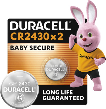 Літієвий елемент живлення Duracell (CR2430 3V) 2 шт. фото 2