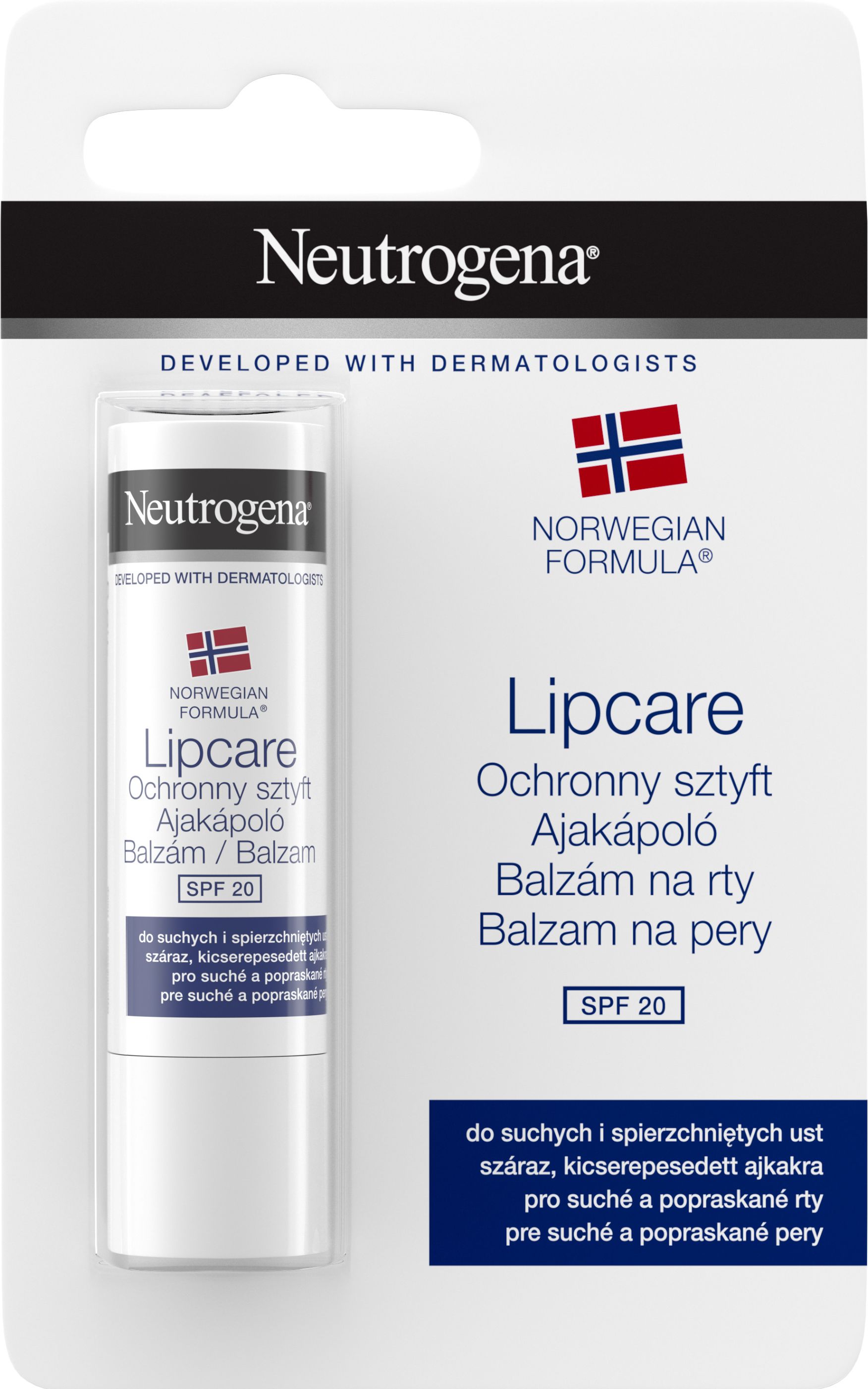 Помада Neutrogena норвезька формула із захистом SPF 20