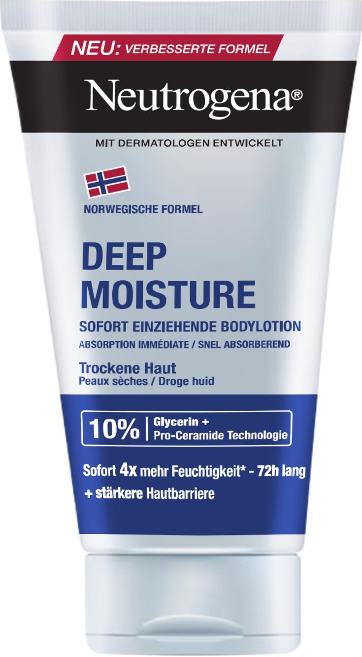 Лосьйон для тіла Neutrogena "Глибоке зволоження" для сухої шкіри Norwegian Formula, 75 мл 2