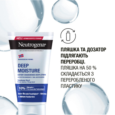 Лосьон для тела Neutrogena Норвежская формула глубокое увлажнение для сухой кожи 75 мл фото 5