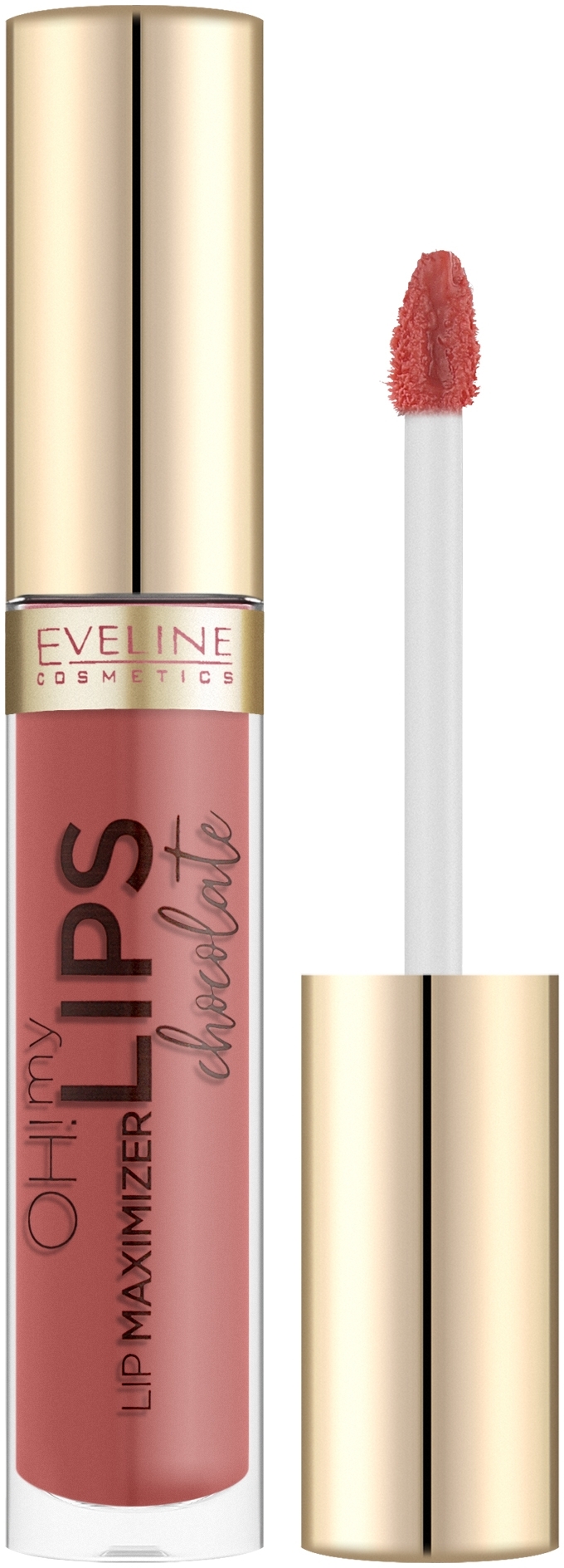 Блеск для губ Eveline Cosmetics OH! My Lips Lip Maximizer Chocolate с эффектом увеличения 4.5 мл