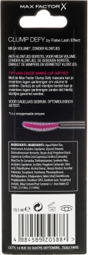 Туш для вій MAX FACTOR False Lash Effect Clump Defy об'єм та розділення 01 Black 13.1 мл фото 2