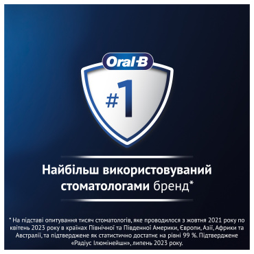 Електрична зубна щітка Oral-B iO 2 Ультрачорна фото 4