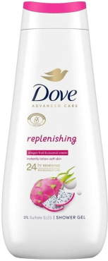Крем-гель для душу Dove Advanced Care Пітахая та Кокосовий крем, 400 мл фото 3