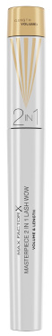 Туш для вій MAX FACTOR Masterpiece 2 In 1 Lash Wow Volume & Length Mascara об'єм та подовження Black Brown 7 мл