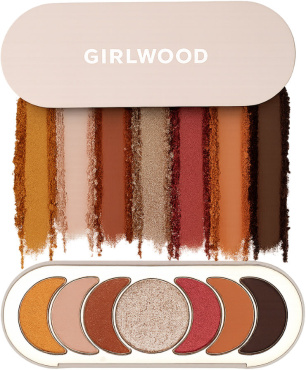 Палетка тіней Girlwood Золота година 7.5 г фото 1