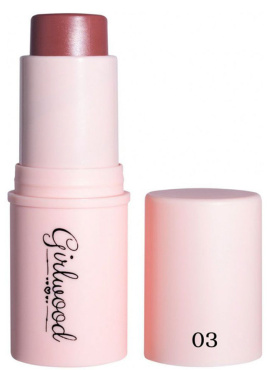 Рум'яна-стік для обличчя Girlwood Blush Stick 03 Запорошена троянда 8 г