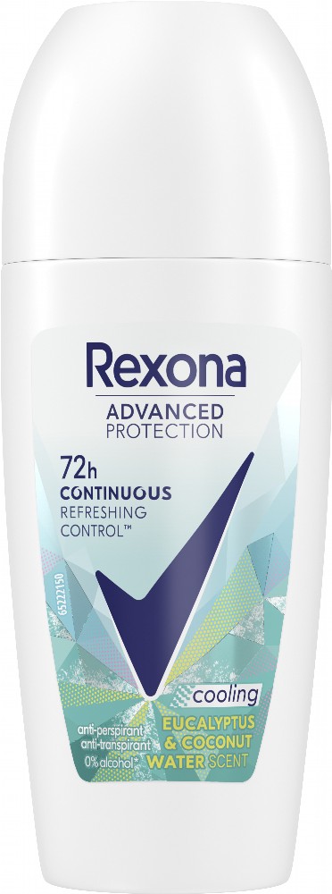 Антиперспирант Rexona Advanced Protection 72H Continuous Refreshing Control охлаждающий шариковый 50 мл