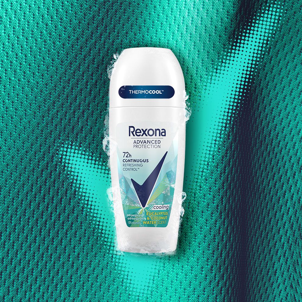 Антиперспирант Rexona Advanced Protection 72H Continuous Refreshing Control охлаждающий шариковый 50 мл фото 2