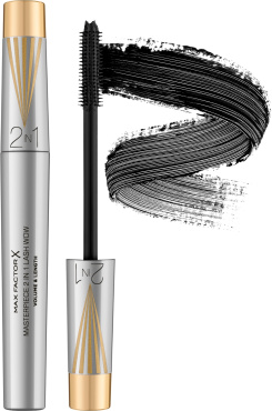 Тушь для ресниц MAX FACTOR Masterpiece 2 In 1 Lash Wow Volume & Length Mascara объем и удлинение Black 7 мл