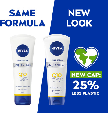 Крем для рук Nivea антивіковий з Q10 та УФ фільтрами 100 мл фото 2