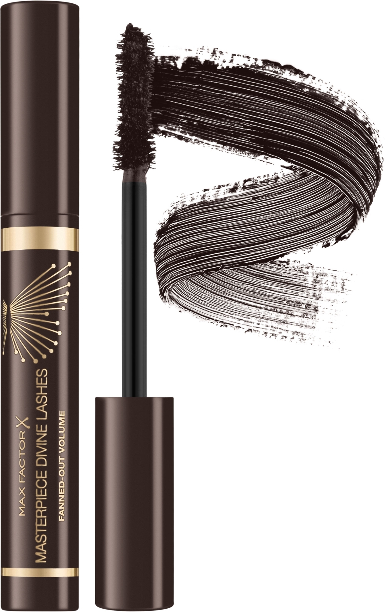 Тушь для ресниц MAX FACTOR MASTERPIECE DIVINE LASHES FANNED-OUT VOLUME, 002 Black Brown фото 1