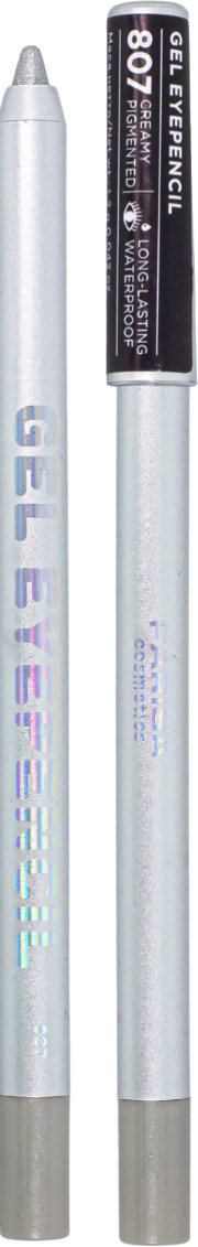 Карандаш для глаз Parisa Eye Gel Pencil 807 Серебристый перламутр 1.2 г фото 1