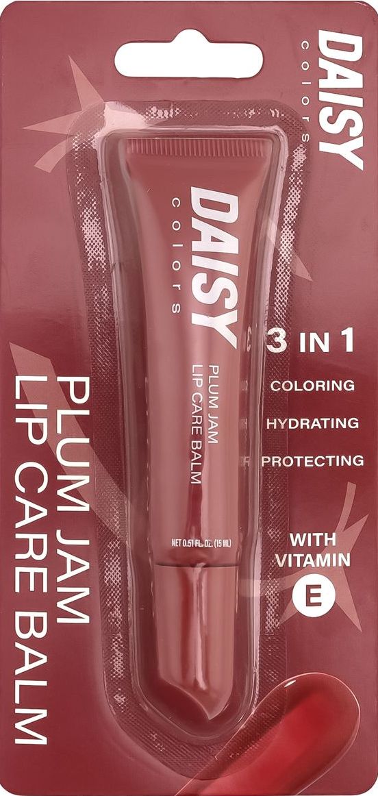 Кольоровий бальзам для губ DAISY COLORS Lip Care Balm