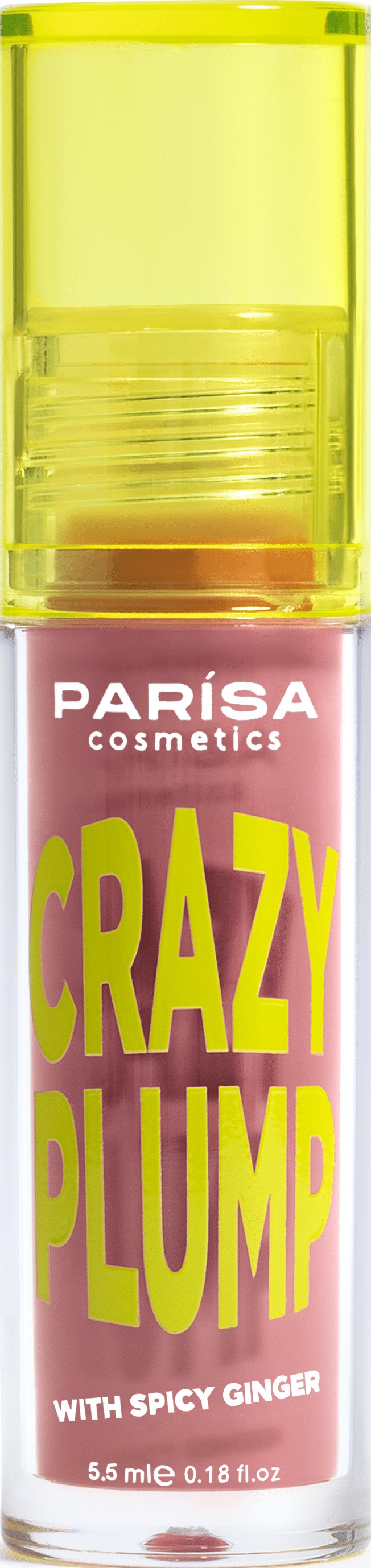 Блиск-плампер для губ PARISA Lipgloss Crazy Plump №105 Teddy nude 2