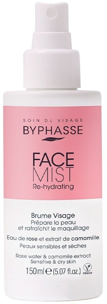Міст для обличчя зволожувальний Byphasse Re-Hydrating для чутливої, сухої шкіри 150 мл