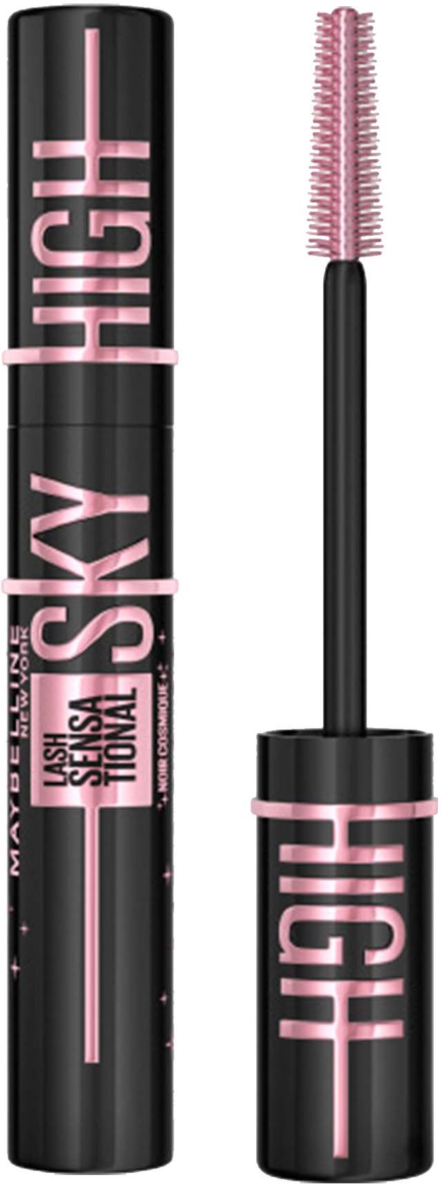 Туш для вій Maybelline New York Lash Sensational Sky High подовження космічно-чорний 7.2 мл 2