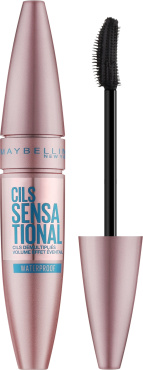 Туш для вій Maybelline New York Lash Sensational Waterproof для досконалого об’єму чорна 9.4 мл