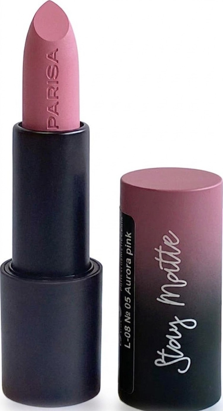 Помада для губ PARISA Stay matte L-08 № 05 Aurora pink