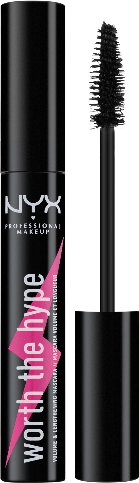 Туш для вій NYX Professional Makeup Worth the Hype Volumizing & Lengthening Mascara 01 Black 7 мл