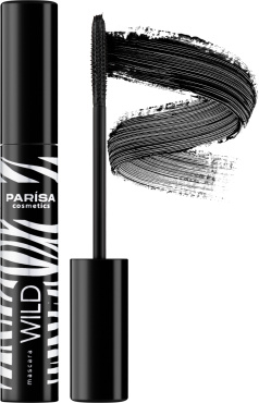 Туш для вій PARISA Cosmetics Wild М-120 Volume Sculpt чорна 12 мл