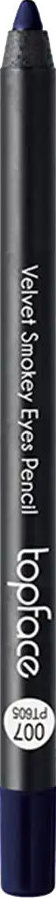 Олівець для очей TopFace Velvet Smoky Eyes 007 Синій 4.8 г 1