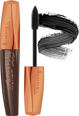 Туш для вій RIMMEL Wonder'Full Mascara With Argan Oil Extreme Black 11 мл фото 1