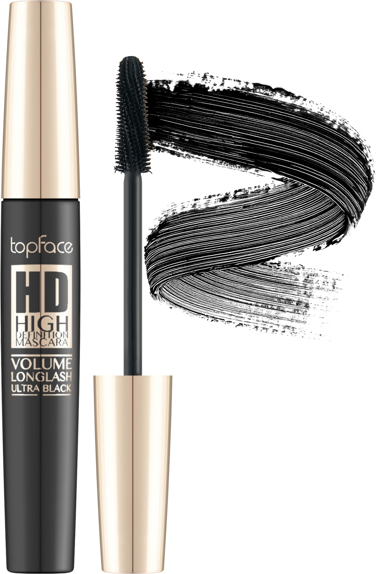 Туш для вій TopFace HD Volume Mascara чорна 11 мл фото 1