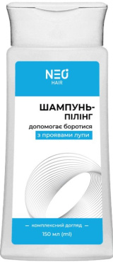 Шампунь-пілінг для волосся NEO hair що допомагає боротися з проявами лупи 150 мл