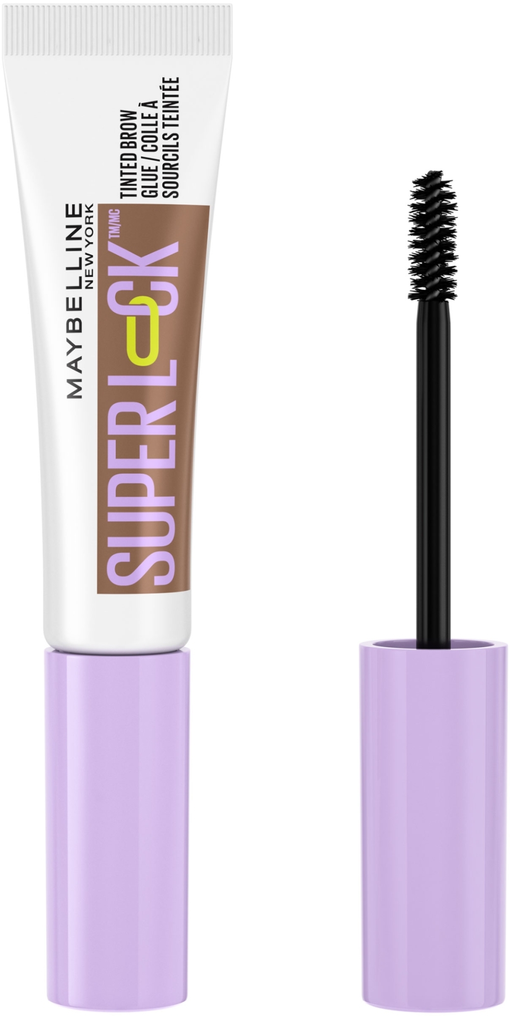 Гель-стайлер для брів Maybelline New York Superlock Brow Glue фіксувальний 257 Medium Brown 7 мл