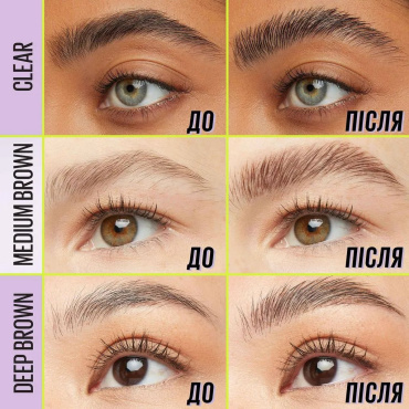 Гель-стайлер для бровей Maybelline New York Superlock Brow Glue фиксирующий 260 Deep Brown 7 мл фото 5