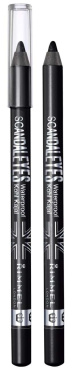 Карандаш для глаз RIMMEL SCANDALEYES WATERPROOF 001, 1.3 г