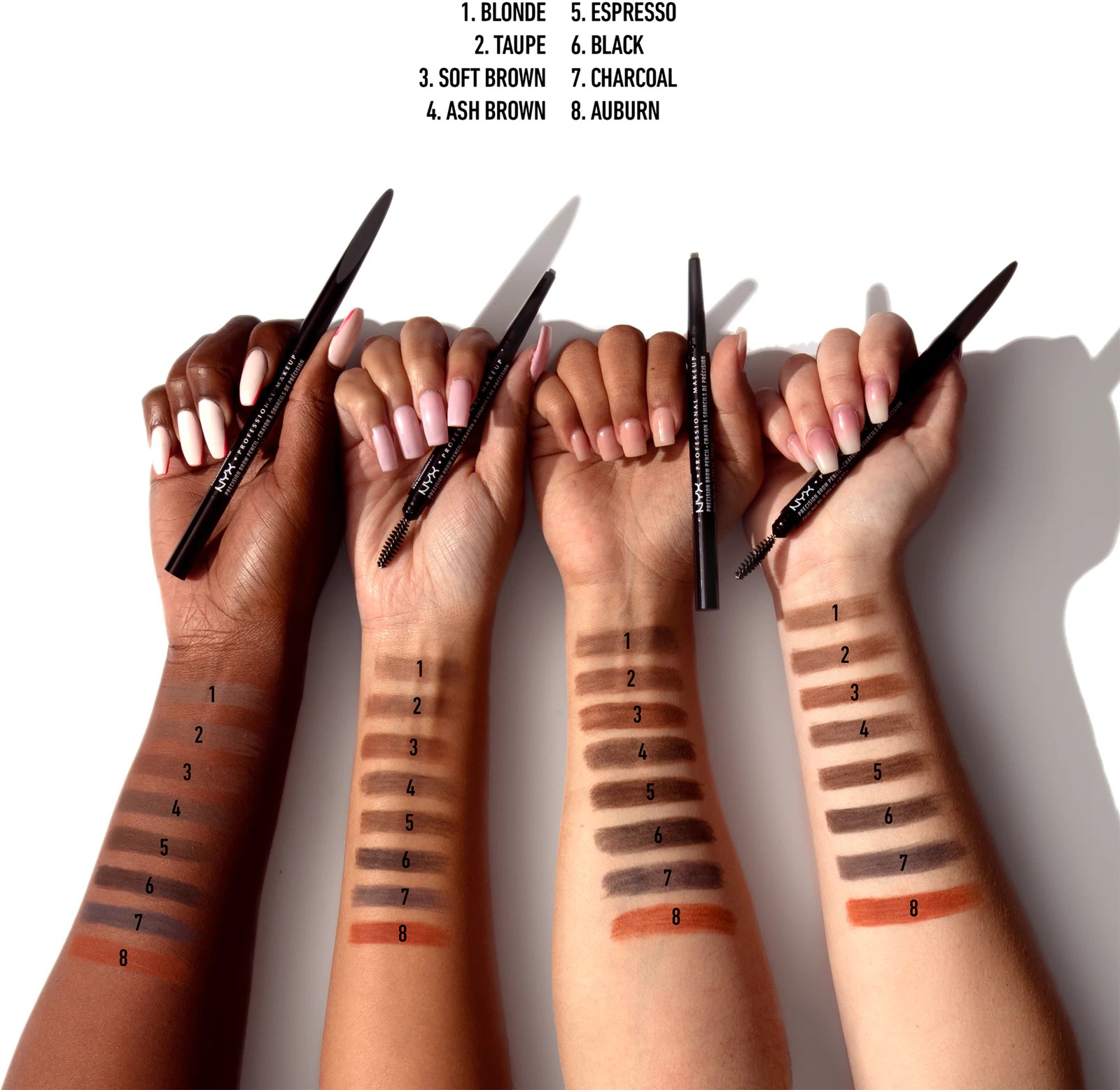 Олівець для брів NYX Professional Makeup Precision Brow Pencil 01 Blonde 0.13 г фото 2