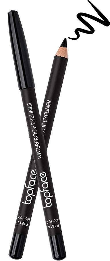 Олівець для очей водостійкий TopFace Waterproof Eyeliner 102, 1,14 г 1