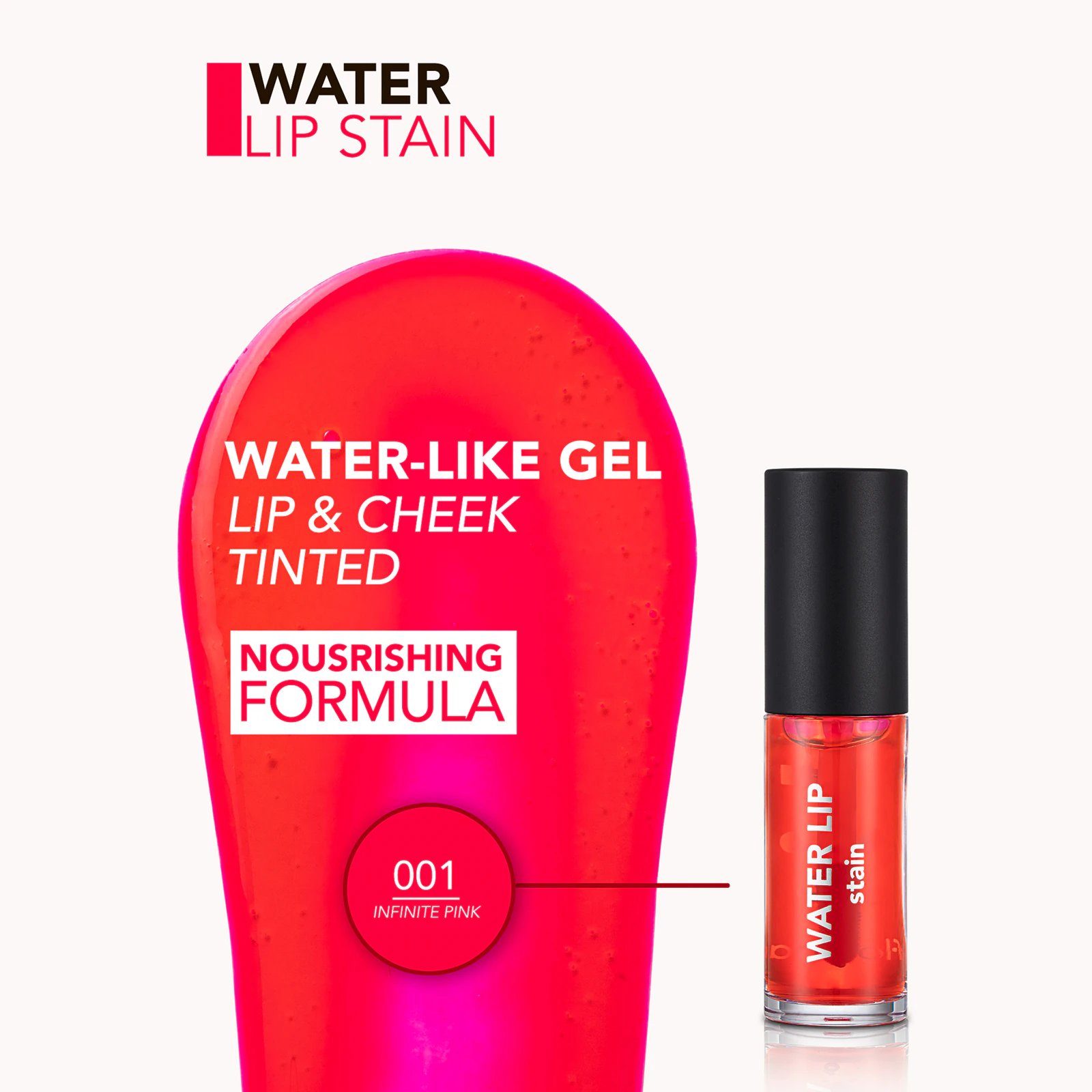 Тінт для губ Flormar WATER LIP STAIN 001, 6.4 мл фото 1